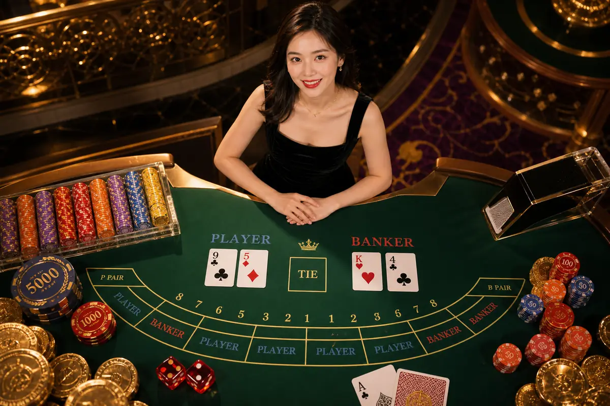 idompe Dragon Tiger meja live dealer